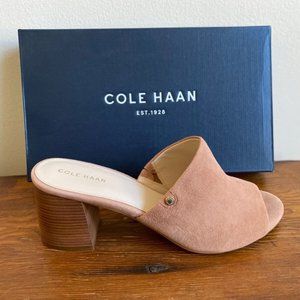 Cole Haan Sandals Suede Mule Sandals Daina NIB SIZE 9